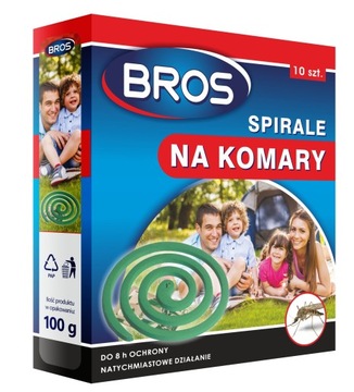Bros Spirala owadobójcza 10szt