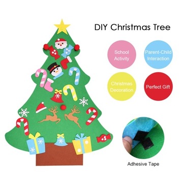 Детские елочные украшения ручной работы для рождественской вечеринки своими руками