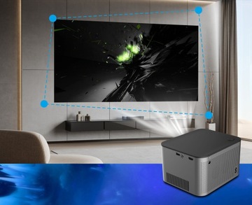 Проектор FHD HY350 4K WiFi6 BT5.0 Android 11 Smart TV Серый 1920*1080P