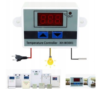 РЕГУЛЯТОР ТЕМПЕРАТУРЫ ЦИФРОВОЙ ТЕРМОСТАТ 110°C 230В