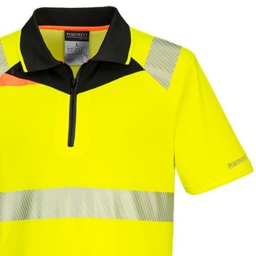 PORTWEST KOSZULKA POLO STRECH YELLOW DX412