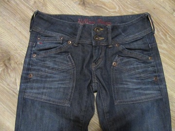 TOMMY HILFIGER damskie jeansy slim W28 L32 / S