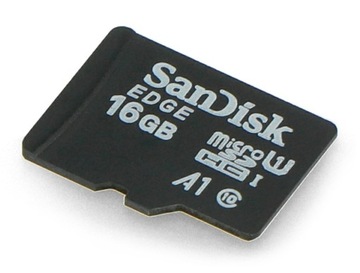 Карта SanDisk microSD 16 ГБ + Raspbian NOOBs