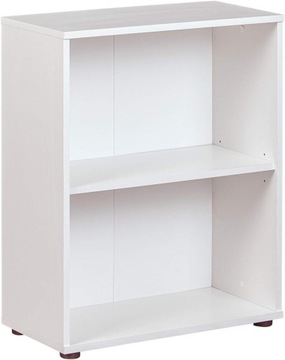 Z WADĄ Regał Inter Link szafka Regał na książk 60 x 75 x 30 cm biały