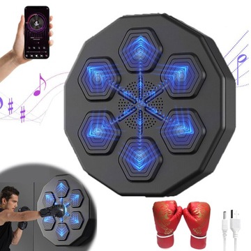 INTELIGENTNA MATA BOKSERSKA Z MUZYKĄ BLUETOOTH