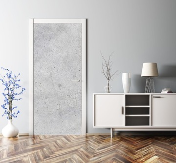 FOTOTAPETA OKLEINA NA DRZWI beton architektoniczny