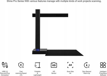 CZUR Shine 800 Pro сканер книг и документов