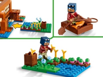 LEGO Minecraft Домик лягушки 21256