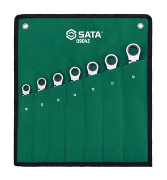 Рожковые ключи рожковые с трещоткой 7e SATA