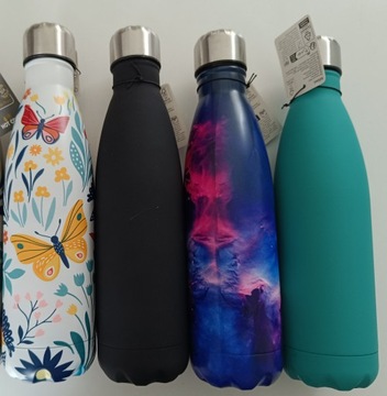 Butelka termiczna Termos SCHOU HOT/COLD 0,5L Stal Różne wzory