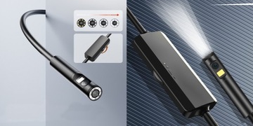 ИНСПЕКЦИОННАЯ камера ДУО ЭНДОСКОП 5М 9LED 2x HD