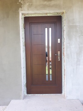 Утепленные наружные деревянные двери 78мм Немедленно Чистый воздух