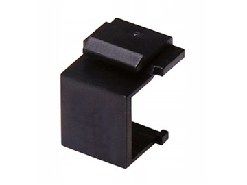 Adapter zaślepka otworu keystone czarny 10szt.