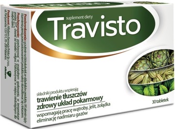 Travisto Zdrowa Wątroba Trawienie 30 tabletek