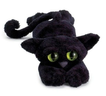 Maskotka czarny Kot Lanky Cats Manhattan Toy 12m+