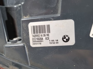 BMW 2 F22 F23 FACELIFT LCI SVĚTLO PRAVÁ ZADNÍ LED