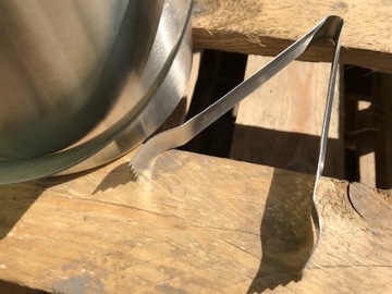 ВЕДРО ДЛЯ ЛЬДА С ЩИПЦАМИ И КРЫШКОЙ ДЛЯ ЛЬДА OLDMAN 1,7л СТАЛЬ