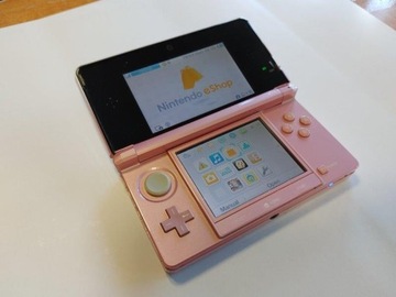КОНСОЛЬ NINTENDO 3DS РОЗОВАЯ + ОРИГИНАЛЬНОЕ ЗАРЯДНОЕ УСТРОЙСТВО