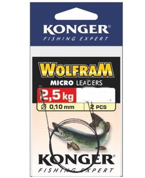 Przypon wolframowy Micro 20cm 2,5KG Konger