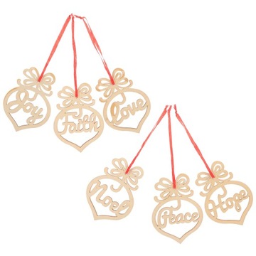 WISZĄCA DEKORACJA NA CHOINKĘ PUSTE ETYKIETY ETYKIETA ŚWIĄTECZNA