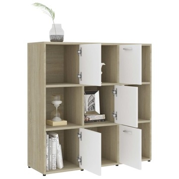 Regał vidaXL 90 cm x 90 cm x 30 cm wielokolorowy