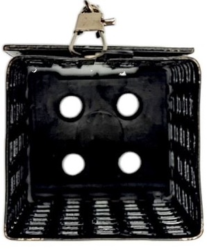 Квадратная корзинка для приманки 70 г с дном