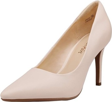 DREAM PAIRS DPU213-E Buty damskie SZPILKI r.38 NUDE 24cm