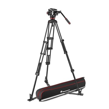 Zestaw Manfrotto Twin Alu z głowicą 504 dolna rozp