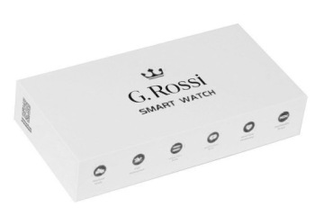 МУЖСКИЕ СМАРТ-ЧАСЫ G. Rossi SW019-3 черные/красные СОВЕРШЕНИЕ ЗВОНКОВ