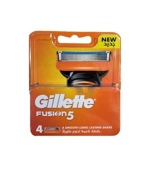 4 x WKŁADY ostrza GILLETTE FUSION nożyki gilette