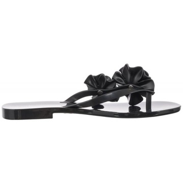 Buty Klapki Japonki Damskie Melissa Harmonic Squared Garde Czarne