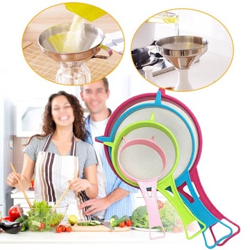 4 x SITKO PLASTIKOWE SITKA 4 SZT CEDZAK KUCHNIA AG