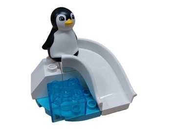 LS NOWE LEGO DUPLO FIGURKA animal PINGWIN ZJEŻDŻALNIA KRA