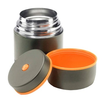 Termos Obiadowy Pojemnik Metalowy na Żywność Zupę Esbit FoodJug 1L Oliwkowy
