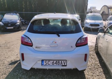 Mitsubishi Space Star Hatchback 5d Facelifting II 1.2 71KM 2021 Mitsubishi Space Star 2022r, SALON POLSKA. 1.2 Benzyna. AUTOMAT. Uszkodzon, zdjęcie 17