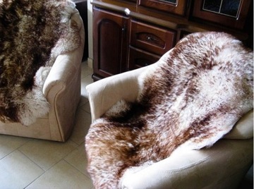 Ковер Натуральная Овчина Пушистый Мех Для Гостиной 125-135 см XXXL