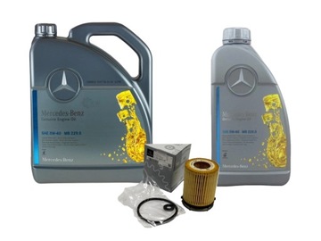 ZESTAW WYMIANY OLEJU MERCEDES BENZ 229.5 OD ASO