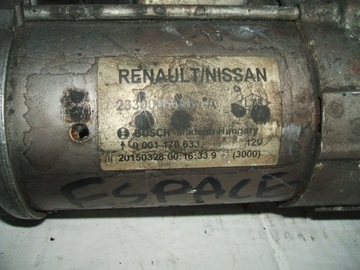RENAULT ESPACE V TALISMAN KADJAR 1.6DC NISSAN STARTÉR STARTER 233000686R