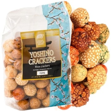 Azjatyckie Krakersy Przekąska Snacks Yoshino Mix 150g GOLDEN TURTLE BRAND