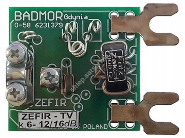 WZMACNIACZ ANTENOWY VHF ZEFIR 16dB k6-12