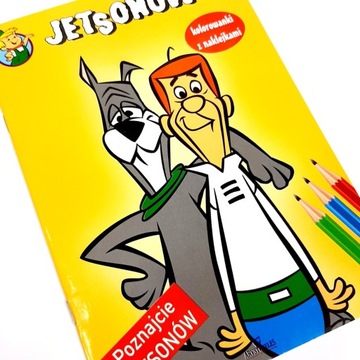 JETSONOWIE KOLOROWANKA DLA DZIECI NAKLEJKI