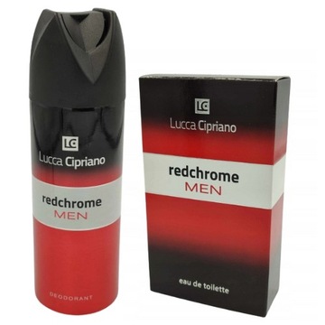 Lucca Cipriano Redchrome Woda toaletowa 100ml + Dezodorant 200ml