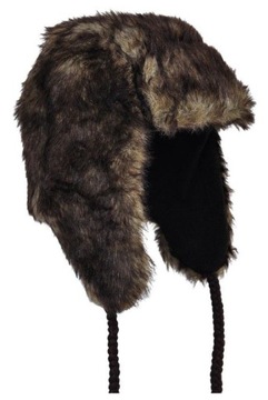 SALE-% FUTRZANA czapa USZATKA uszanka cz0803-2