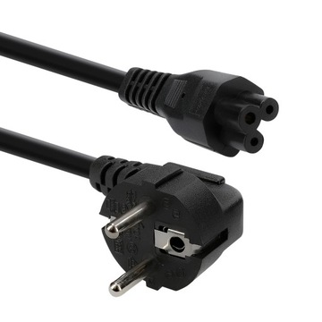 Kabel Zasilający Do Laptopa Przewód Koniczynka 1,2