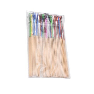 WYBRANE OWOCOWE PRZYSTAWKI PATYCZEK KOKTAJL ZNAK 100 SZT. DREWNO PLASTIK