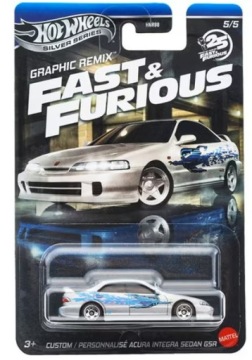 Hot wheels silver series fast & furious graphic remix 5/5