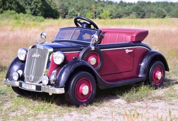 ORYGINALNE AUDI HORCH DLA DZIECKA I DLA RODZICA DO 100 KG, 2X200 W, 24 V/JE