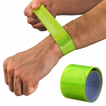 САМОЗЖИМНЫЙ СВЕТООТРАЖАЮЩИЙ БРАЛЕТ ДЛЯ ЗАЩИТЫ ВЕЛОСИПЕДА 40 СМ