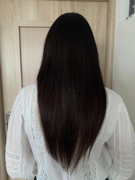 WŁOSY DOCZEPIANE CLIP IN 40cm NATURALNE MOVITO