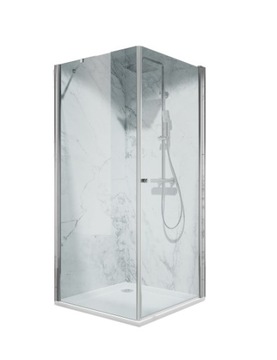 Kabina Prysznicowa uchylna Liniger D1300 85x80cm chrom połysk